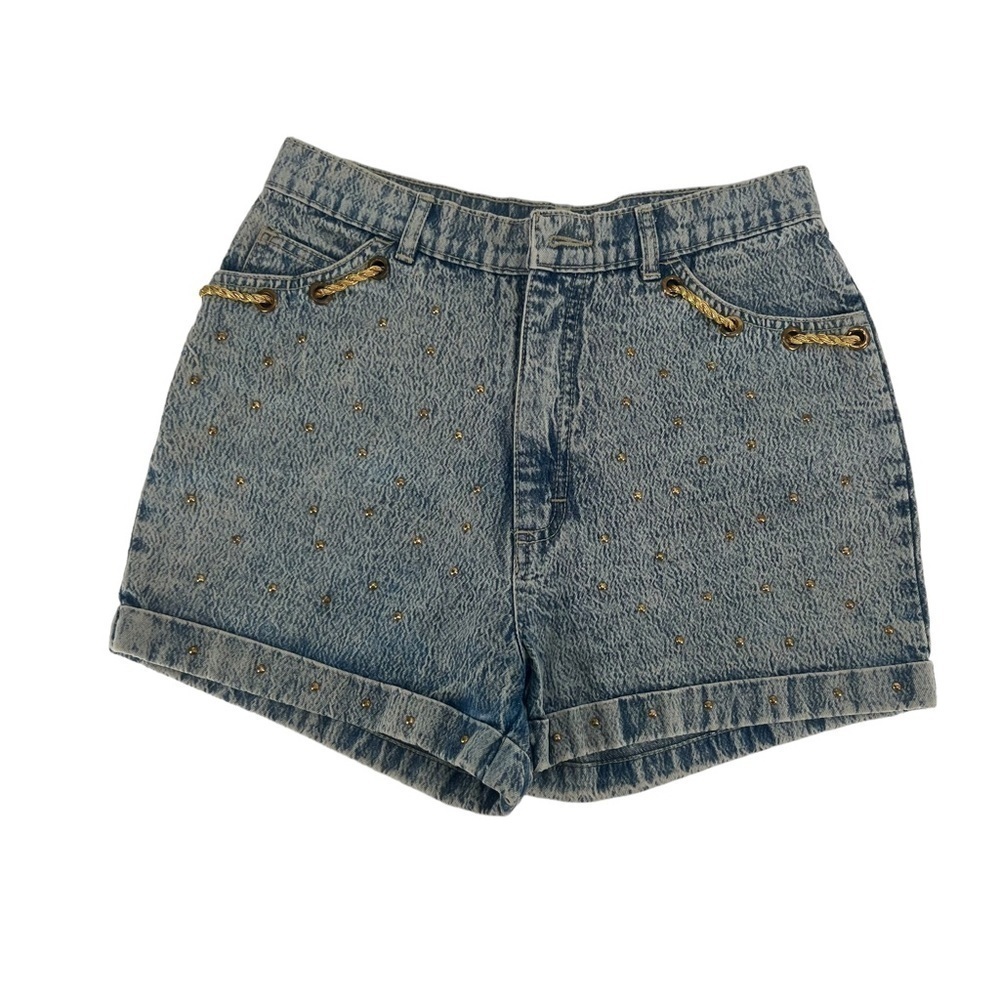 Gitano Express Gold Studded Jean Shorts 9/10 Women's